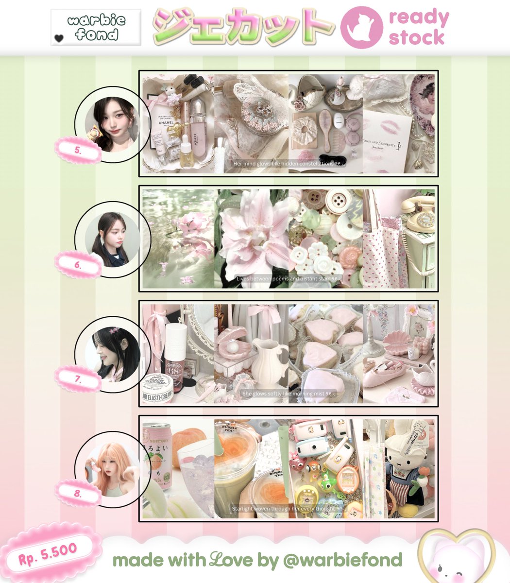 ꒰ა Reposts are cherished! ໒ ꒱ 

Hari ini <a href="/warbiefond/">𖾕𖾝꙼ᩚ𛲕𖾟</a> kembali dengan 16 layout ready stock yang bisa kamu langsung take lewat DM dengan menyertakan kode layout-nya, ya ♥ Klik ALT untuk detail lain dan scroll kebawah untuk lihat lebih banyak ⓘ ₍^. .^₎⟆ #zonauang