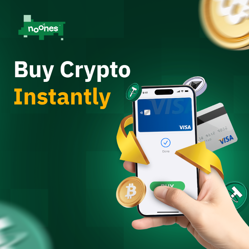 noonesapp's tweet photo. Buy crypto with bank transfer, card, mobile money or Apple Pay – zero hassle!