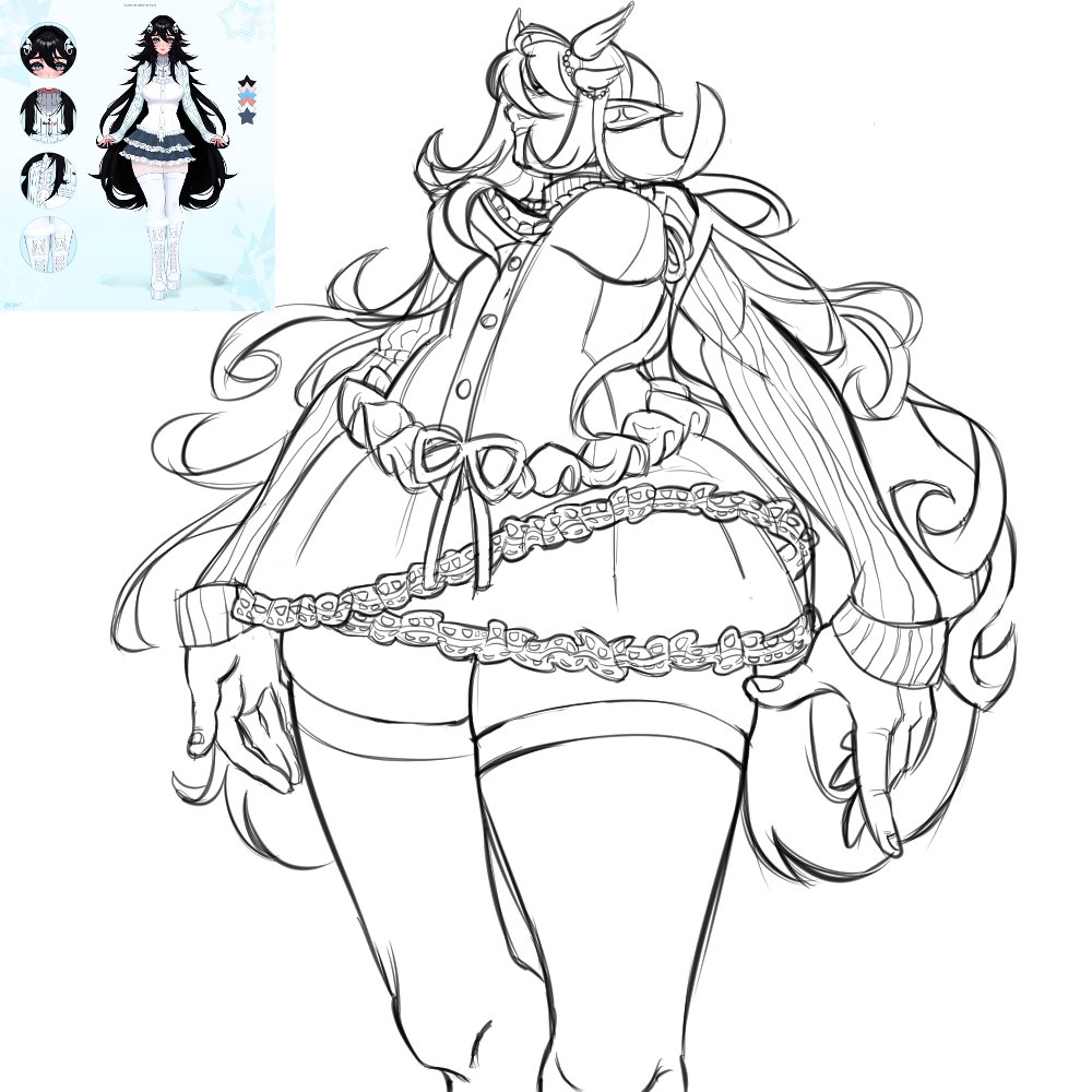 Perspective study using a pretty model as reference :)) <a href="/lucilferiann/">𝘀𝗹𝗲𝗲𝗽𝘆𝗵𝗲𝗮𝗱.</a>