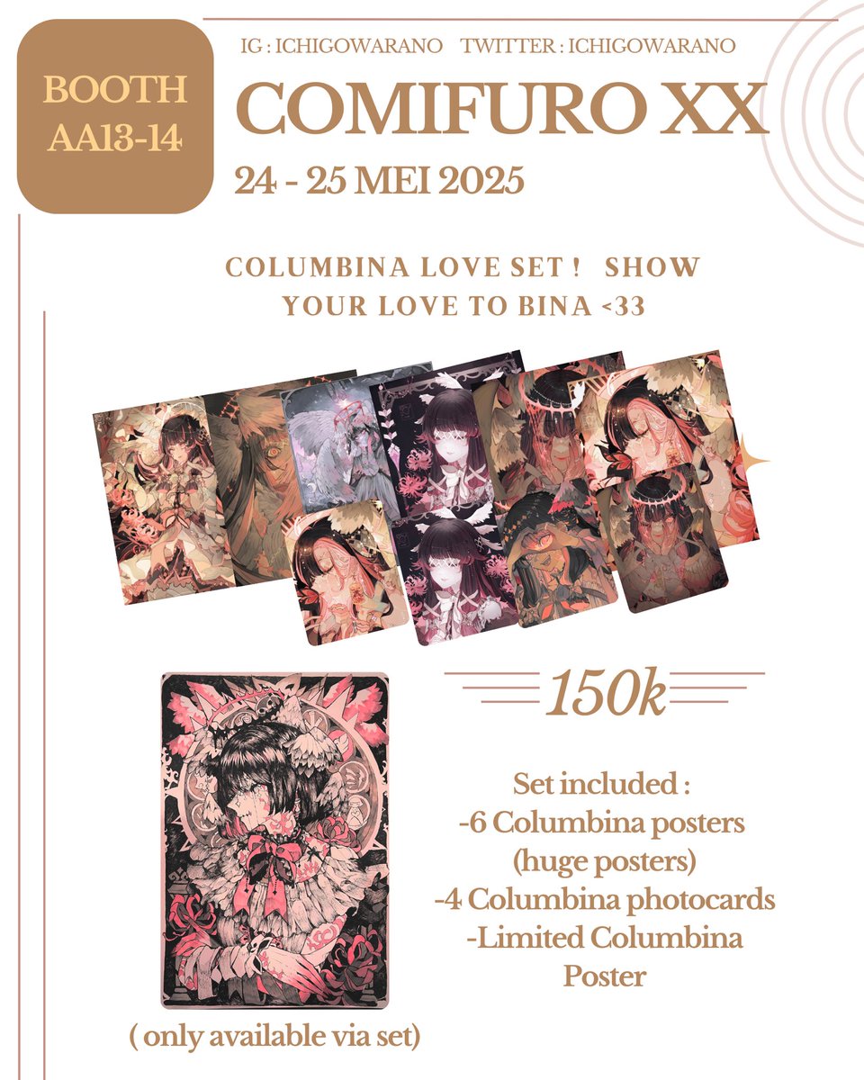 Ichigowarano Comifuro 20 Preorder
(1/8)
.
New items , Artbook collaboration and many more 🥹
Link:  
forms.gle/J2ZxRPHPiB9eaa…
.
#CFXX  #CFXXcatalogue #COMIFURO20