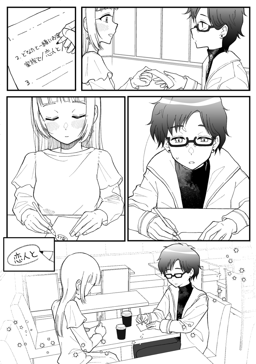 初デート
#創作百合 #スイもアマいも 
