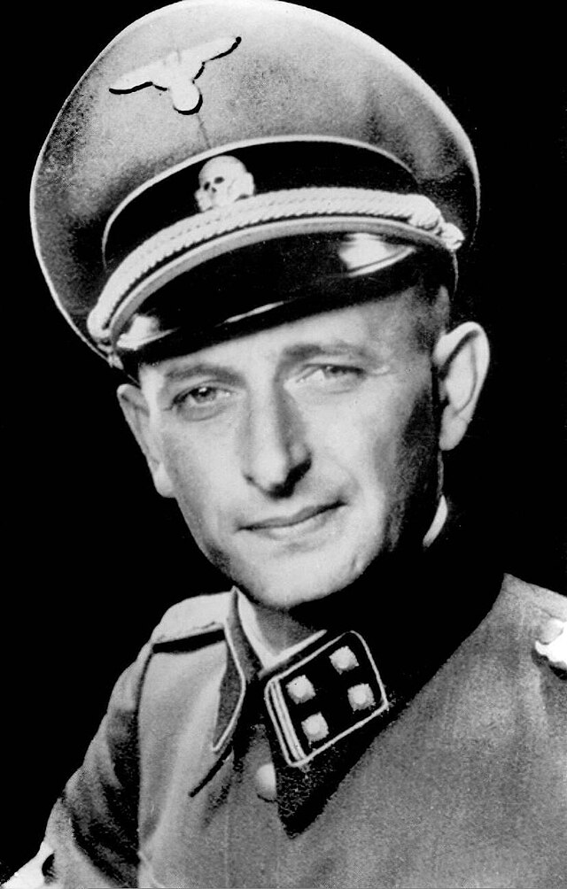 EICHMANN + 65 YEARS
Nazi war criminal Adolf Eichmann was captured in May 1960. On trial, he claimed to be a bureaucrat. In truth, he helped lead Germany's near-total extermination of European Jewry -- genocide.

My article:
blog.nli.org.il/en/the-eichman…

<a href="/yadvashem/">Yad Vashem</a> <a href="/HolocaustMuseum/">US Holocaust Museum</a>