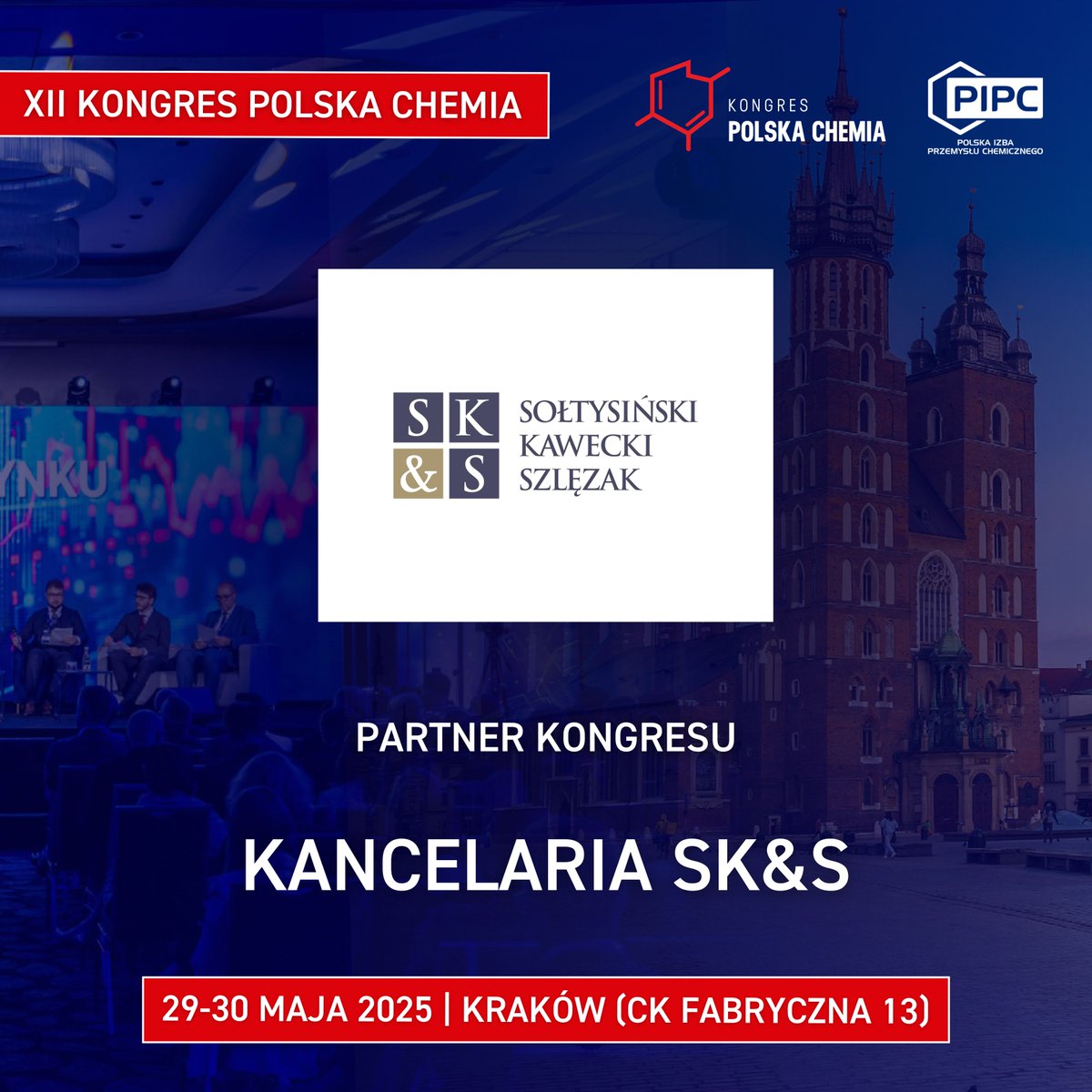 🤝 Kancelaria Sołtysiński Kawecki &amp; Szlęzak objęła rolę Partnera XII Kongresu Polska Chemia!

👉 Przejdź na stronę wydarzenia: kongrespolskachemia.pl

🎯 Poznaj agendę: kongrespolskachemia.pl/agenda/

🎟️ Nie czekaj i zarejestruj się już teraz!
rejestracja.kongrespolskachemia.pl/rejestracja
