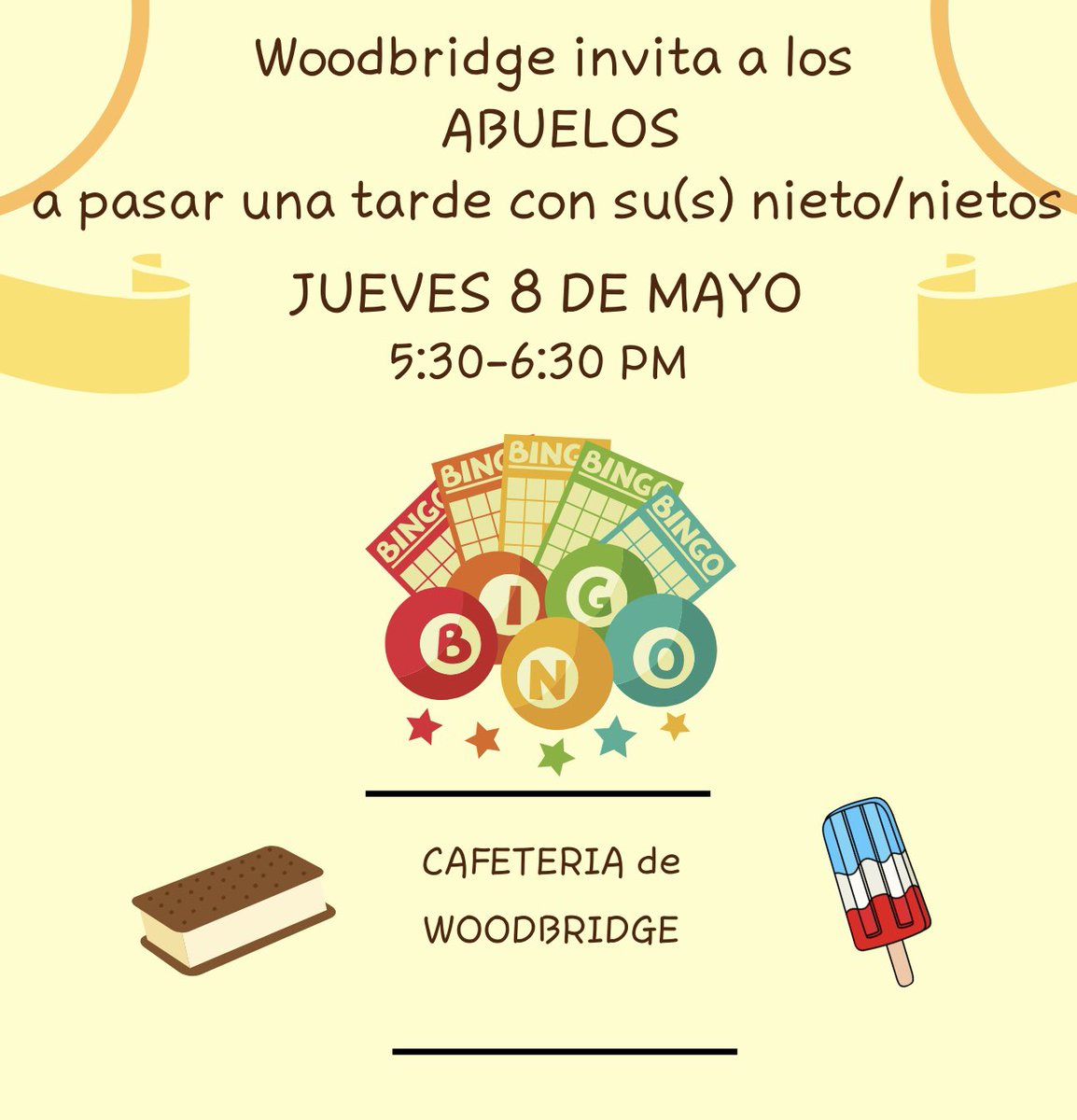 Victoria Morse (@vmorsehcps) on Twitter photo Family Bingo Night tonight!
Doors Open at 5:30 PM.
Bring the whole family for games, prizes, & community fun! #WeBelieve <a href="/WoodbridgeElem/">WoodbridgeElem</a> Family Bingo Night tonight!
Doors Open at 5:30 PM.
Bring the whole family for games, prizes, & community fun! #WeBelieve <a href="/WoodbridgeElem/">WoodbridgeElem</a>
