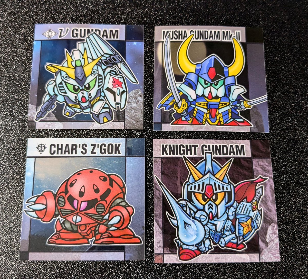 SDガンダム スナック買えた〜♪ 横井画伯の描き下ろしHi-νガンダムは