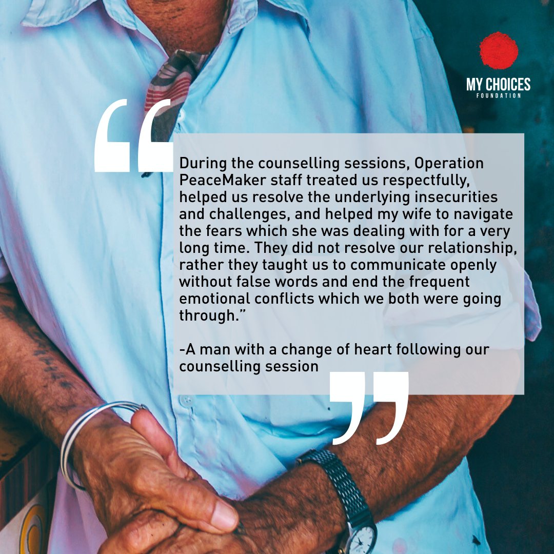This testimony comes from a man who attended a counselling session at one of our centres — part of Operation PeaceMaker’s five counselling and support centres across Shah Ali Banda, Golconda, Lakdikapul, Warangal and Secunderabad in the states of Andhra Pradesh and Telangana.