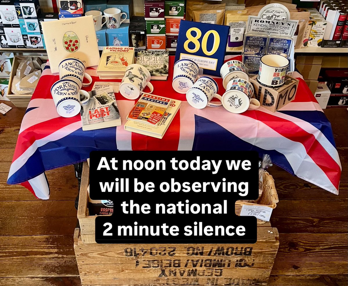 We will be observing the national two-minute silence at 12.00 Thursday 8th May to mark the 80th anniversary of Victory in Europe Day.