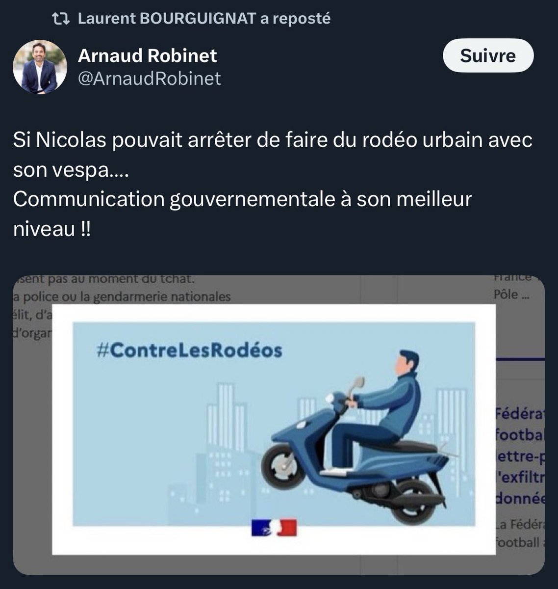 Jeunes Socialistes 21 (@mjs_cotedor) on Twitter photo Cher <a href="/lbourguignat/">Laurent BOURGUIGNAT</a>, pourriez vous nous éclairer sur votre volonté politique en relayant ce tweet ? Qu’insinuez vous ?
Merci d’avance pour votre retour ! Cher <a href="/lbourguignat/">Laurent BOURGUIGNAT</a>, pourriez vous nous éclairer sur votre volonté politique en relayant ce tweet ? Qu’insinuez vous ?
Merci d’avance pour votre retour !