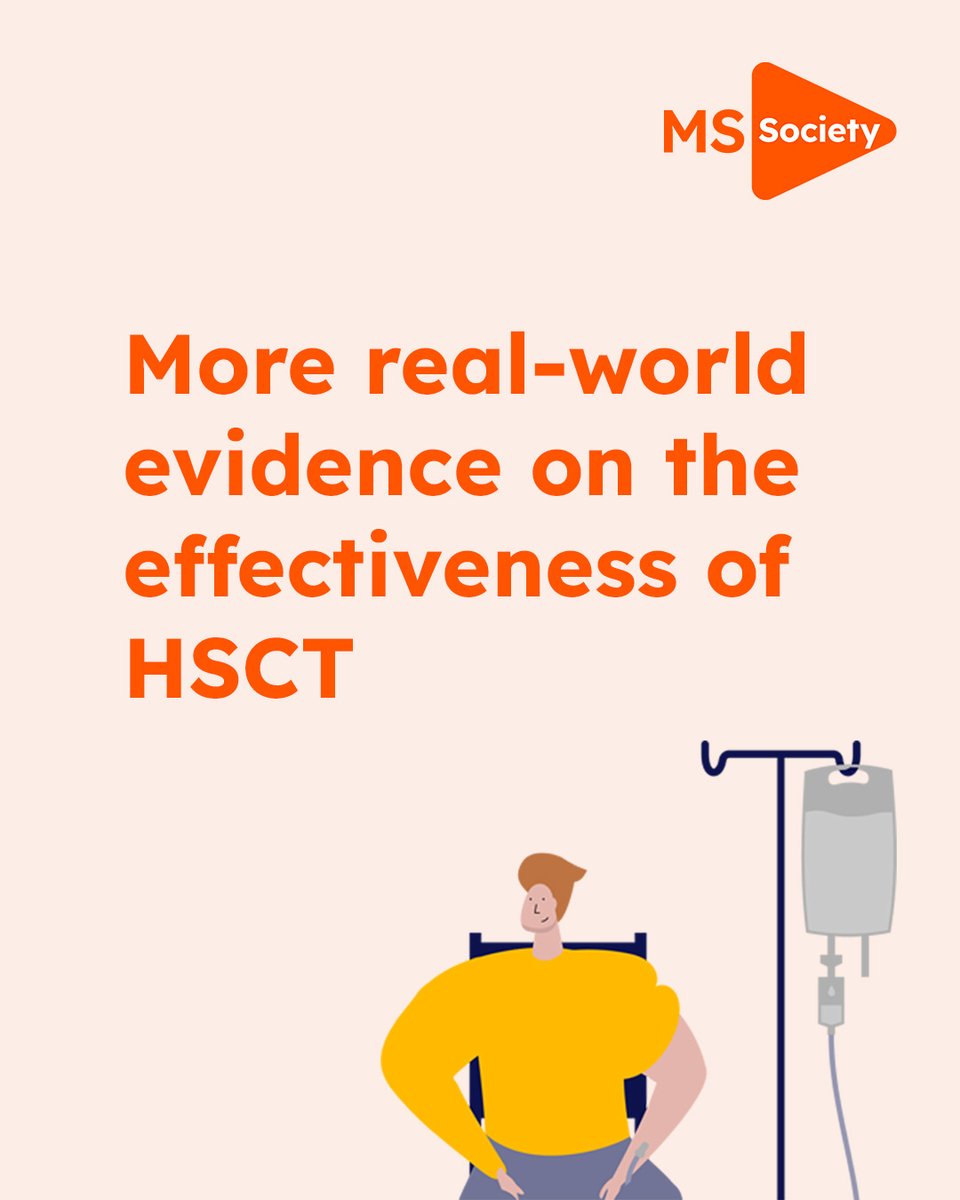 A new real-world study has provided more evidence on the effectiveness of HSCT. 

Researchers looked at how HSCT and two highly effective DMTs compared at reducing relapses and slowing disability worsening. 

Read their findings here: mssoc.uk/4d1cu4w