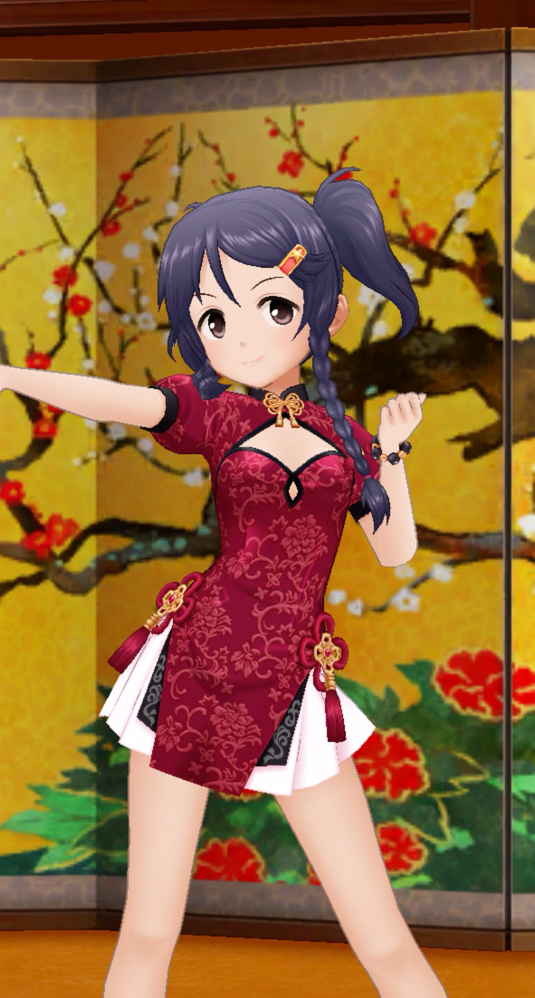 ❤︎❤︎Sufel(サフェル)オリエンタル衣装レッド❤︎❤︎ 格安オリエンタル衣装 フレアアーム付きブラ＆サテンスカート