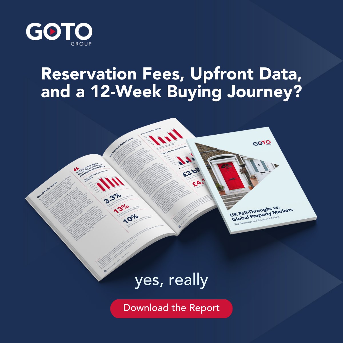 👉The report is full of practical solutions. Reservation agreements. Upfront information. More predictable timelines.

It’s not theory. It’s what other countries are already doing. 🤯

📓Download the report here: bit.ly/42kxpf5

#GOTOGroup #FallThroughs #UKEstateAgents
