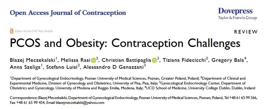 Poznan University of Medical Sciences (@pums_tweets) on Twitter photo New multi-institution review article on "#PCOS and #Obesity: #Contraception Challenges" by #PUMS Meczekalski and colleagues from <a href="/Unipisa/">Università di Pisa</a> <a href="/UNIMORE_univ/">UNIMORE</a> and <a href="/UCDMedicine/">UCD Medicine</a> in <a href="/DovePress/">Dove Medical Press</a> Open Access Journal of Contraception: dovepress.com/pcos-and-obesi… New multi-institution review article on "#PCOS and #Obesity: #Contraception Challenges" by #PUMS Meczekalski and colleagues from <a href="/Unipisa/">Università di Pisa</a> <a href="/UNIMORE_univ/">UNIMORE</a> and <a href="/UCDMedicine/">UCD Medicine</a> in <a href="/DovePress/">Dove Medical Press</a> Open Access Journal of Contraception: dovepress.com/pcos-and-obesi…