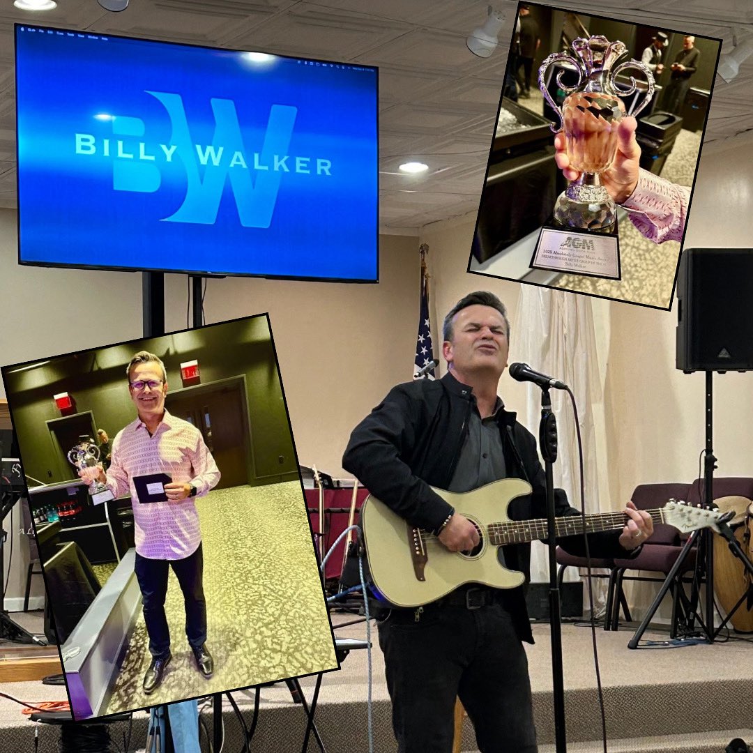 Billy Walker…one of our dearest friends in #GospelMusic…CONGRATULATIONS on taking home the “Breakthrough Artist” Award at the Absolutely Gospel Music Awards‼️❤️🎶🙌🏻👏🏻 If you get a chance to hear him or host him, you will be blessed‼️🙌🏻 BillyWalkerJr.com

<a href="/absolutelygospl/">AbsolutelyGospel.com</a>