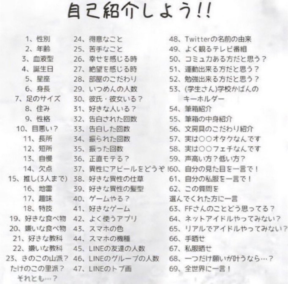 これやりたい
全反応で

#いいねでやる