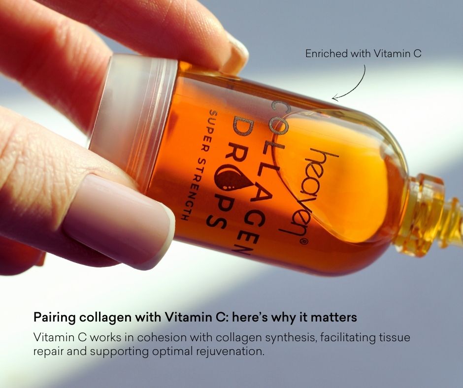 Our advanced Collagen Drops formula is enriched with vitamin c to support glowing skin with every drop.✨💧

Shop - shop.heavenskincare.com/collagen-drops…

#heavenskincare #vitaminc #collagendrops #collagen #glowingskin #skincareingredients