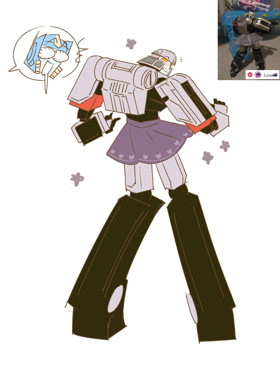 D16 in a SKIRT! YES!!!🤤🤩🥹 #megop #TransformersOne 

ref pic from pinterest- Luisa🇦🇺