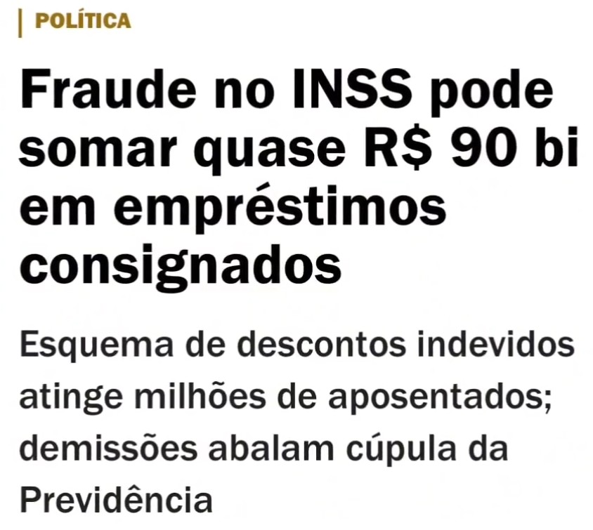 CARLOSLASPEZIA's tweet image. #CPMIdoINSSJá

Corrupção generalizada no desgoverno Lula!

#CPMIdoINSSJá