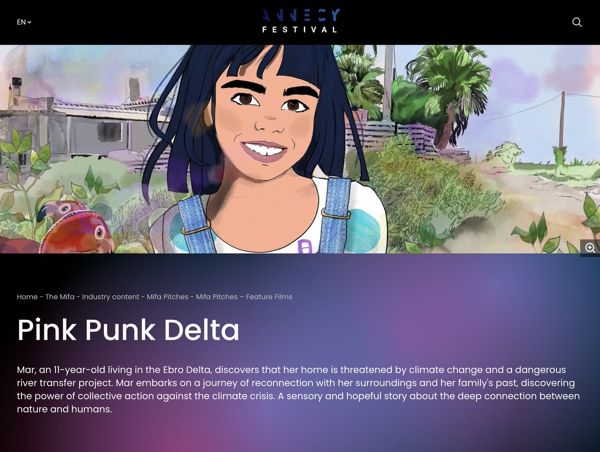 Alba Sotorra (@albasotorra) on Twitter photo 🦩 We are so glad to announce that our upcoming animated film, #PinkPunkDelta, has been selected to participate at the MIFA Pitches in <a href="/annecyfestival/">Annecy Festival</a>!
annecyfestival.com/le-mifa/conten… 🦩 We are so glad to announce that our upcoming animated film, #PinkPunkDelta, has been selected to participate at the MIFA Pitches in <a href="/annecyfestival/">Annecy Festival</a>!
annecyfestival.com/le-mifa/conten…