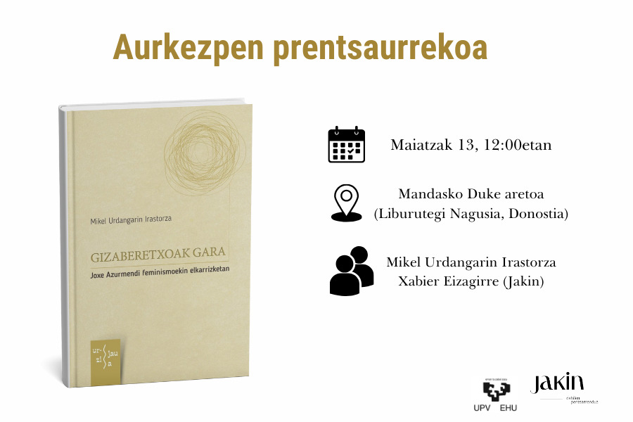 Hurrengo asteartean egingo dugu lehen aurkezpena, Donostiako Liburutegi Nagusian

PD: hilaren 13a eta asteartea da, baina lasai, ez da ezer arrarorik pasatuko.