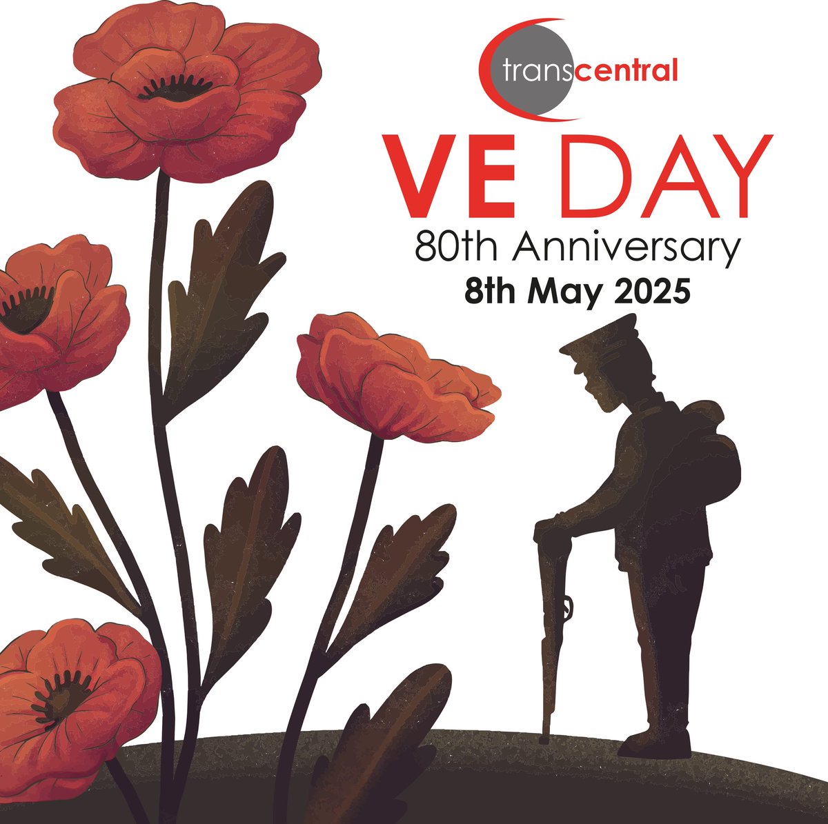 TranscentralUk's tweet image. Today marks 80 years since VE Day — a to honour the courage, sacrifice, and unity that brought peace to Europe. We remember those who served and gave so much.

#VEDay80 #LestWeForget #Remembrance #WWII #VictoryInEurope #VE80 #NeverForget