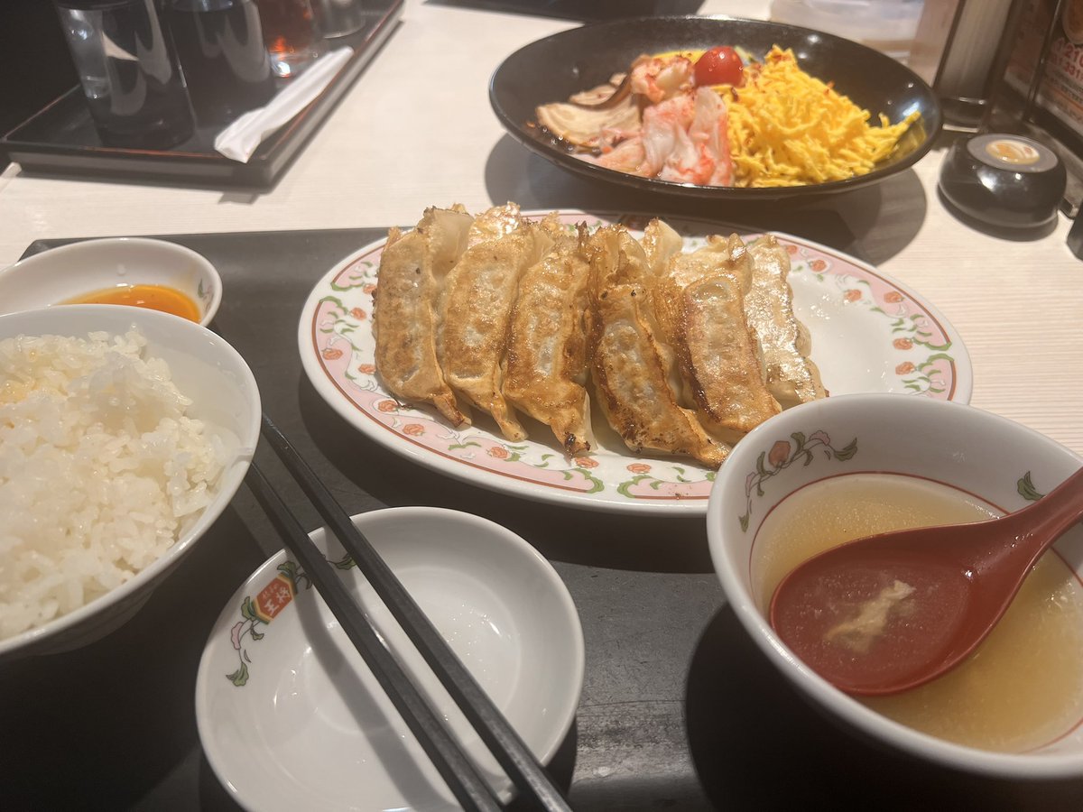 2日前に続き王将いぇーい🥟
#餃子の王将