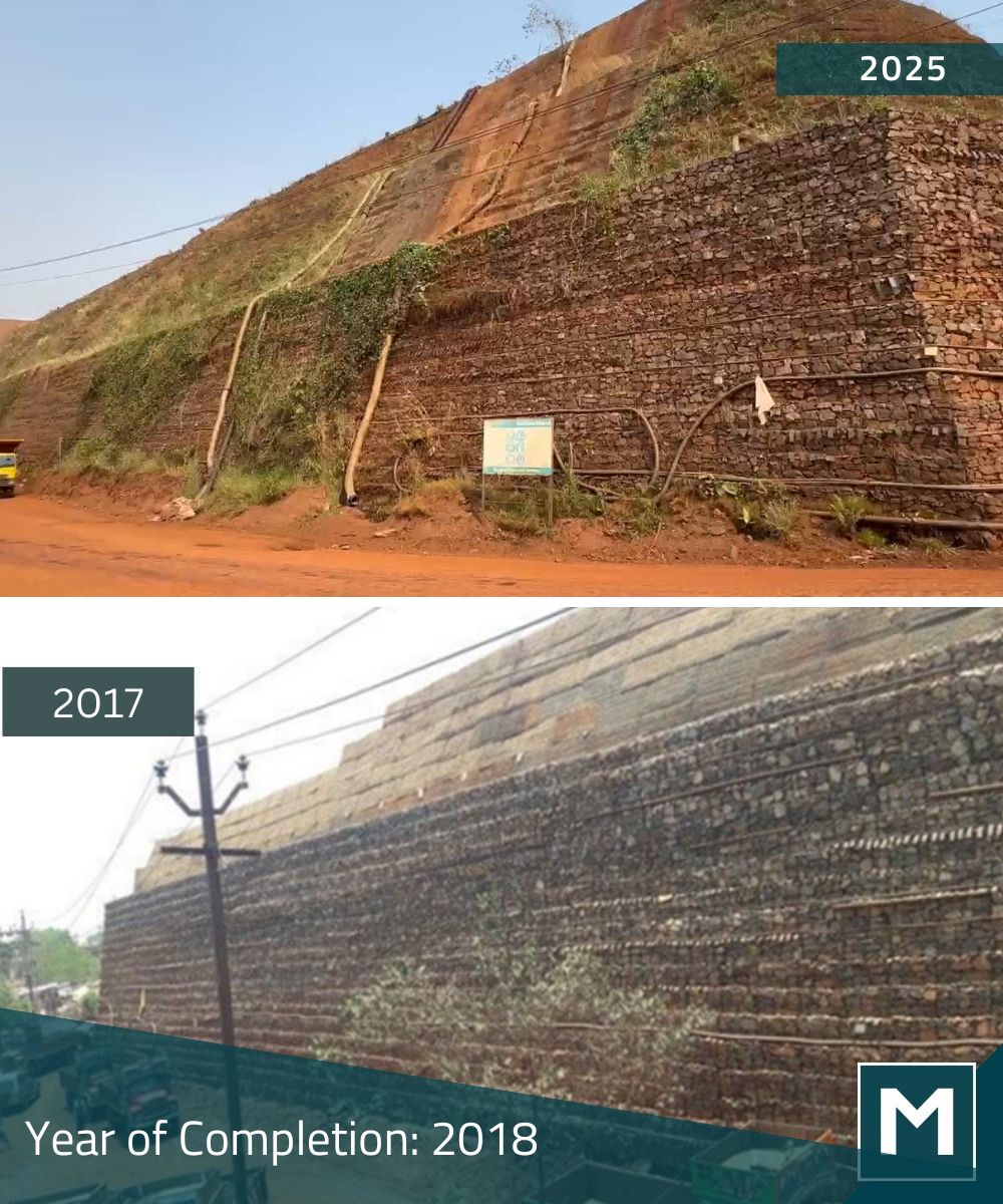 Location: Odisha, #India
Year of Completion: 2018

Maccaferri's #reinforcedsoilwall system was constructed at Kaliapani Mines, Odisha for capacity augmentation &amp; stabilization of the overburden (OB) Dumps. 

#Smritika #ThrowbackThursdays #geogrid #drainage #drainagegeocomposite