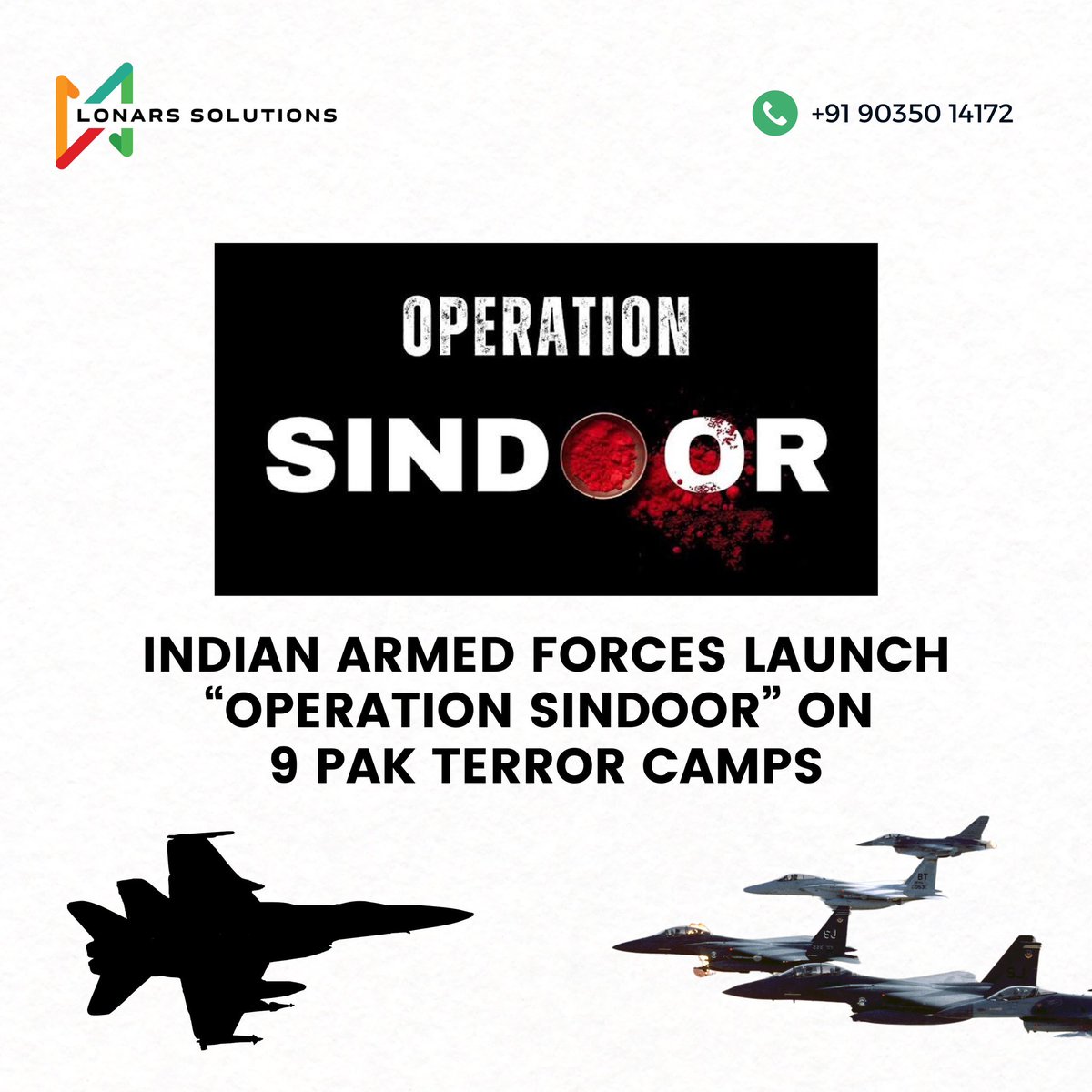 prasad_patil__'s tweet photo. Standing strong and proud! Bharat Mata ki Jai! 🇮🇳 #OperationSindoor 
@LonarsSolutions https://t.co/Ew7NVgOOOl