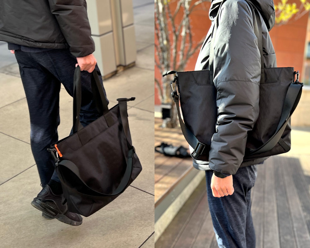 TYO_Mac's tweet image. 【再入荷】大変長らくお待たせいたしました！即日完売の人気トートバッグ＜MinZ Tote Air＞待望の再入荷。軽い・頑丈・防水のX-PAC仕様のトートであなたのMacBookを。自転車やLUUPでの移動、旅行のための別オプションも新登場！tyo2l.com/MinZ-ToteAir/　#MinZ #Xpac