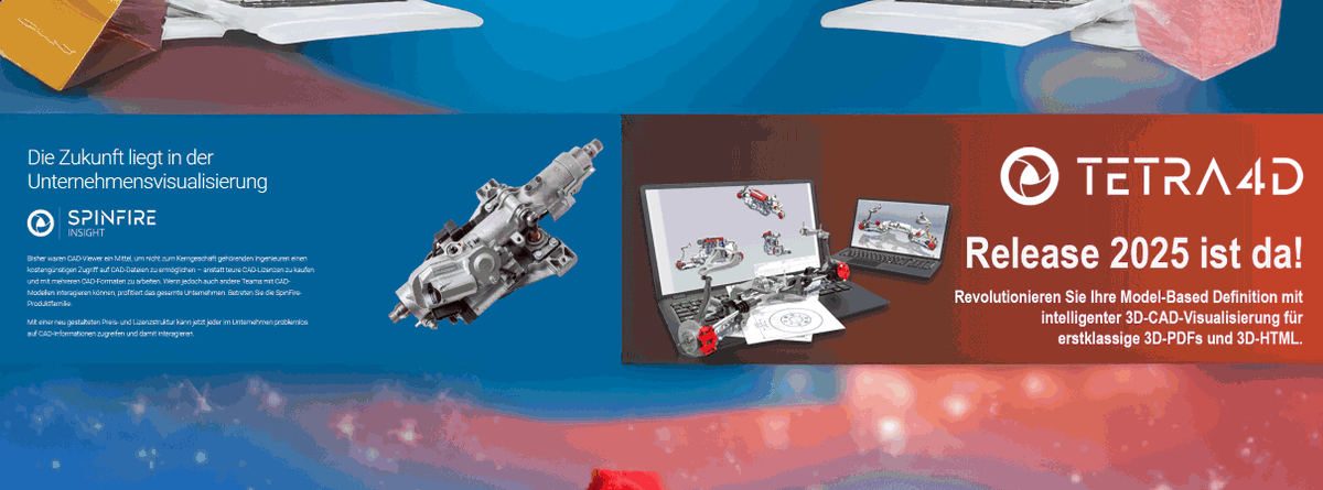 🚀 Neu: Tetra4D &amp; SpinFire 2025
Optimierte 3D-Workflows für Technik, Vertrieb &amp; Service. Weniger Aufwand, mehr Effizienz – jetzt im Blog lesen!
👉 workflowblog.de/?p=5675
#3DPDF #Tetra4D #SpinFire #SQUIDDS #3DWorkflows #CAD #Automation <a href="/tetra4d/">tetra4d</a> <a href="/SpinFire_TS3D/">SpinFire</a>