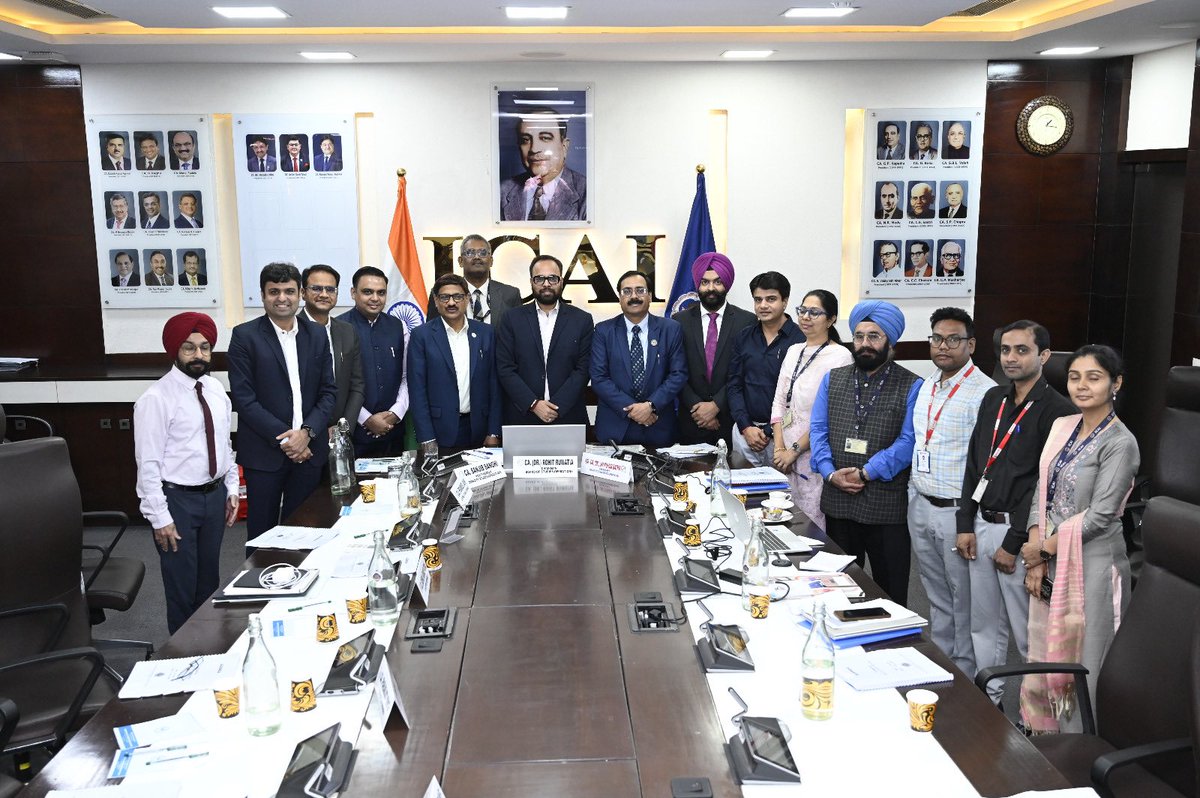 ruwatiaofficial's tweet photo. Another Focused Meeting of Board of Studies Operations – ICAI | New Delhi
Honoured to participate once again in the crucial meeting of the Board of Studies Operations of ICAI at the headquarters in New Delhi.
#ICAI #BoardOfStudies #CAEducation #FutureReady #ICAILeadership https://t.co/jeonYbuIUv