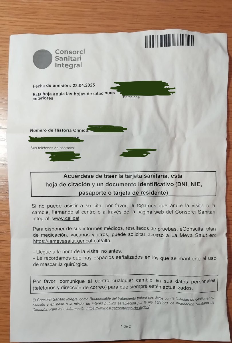 Escandalós. La meva mare (83 anys) rep totes les cartes del consorci sanitari integral en castellà. Ja no es respecta la nostra llengua i drets enlloc.🤬 <a href="/cpnlcat/">Consorci per a la Normalització Lingüística</a> <a href="/PLlCatalunya/">Plataforma per la Llengua - Catalunya</a> <a href="/llenguacat/">Plataforma per la Llengua</a> <a href="/bcn_ajuntament/">Ajuntament de Barcelona</a> <a href="/gencat/">Generalitat de Catalunya</a>  <a href="/Esquerra_ERC/">Esquerra Republicana</a> <a href="/JuntsXCat/">Junts per Catalunya🎗</a> <a href="/cupnacional/">CUP Països Catalans</a> <a href="/alhora_cat/">Alhora</a>