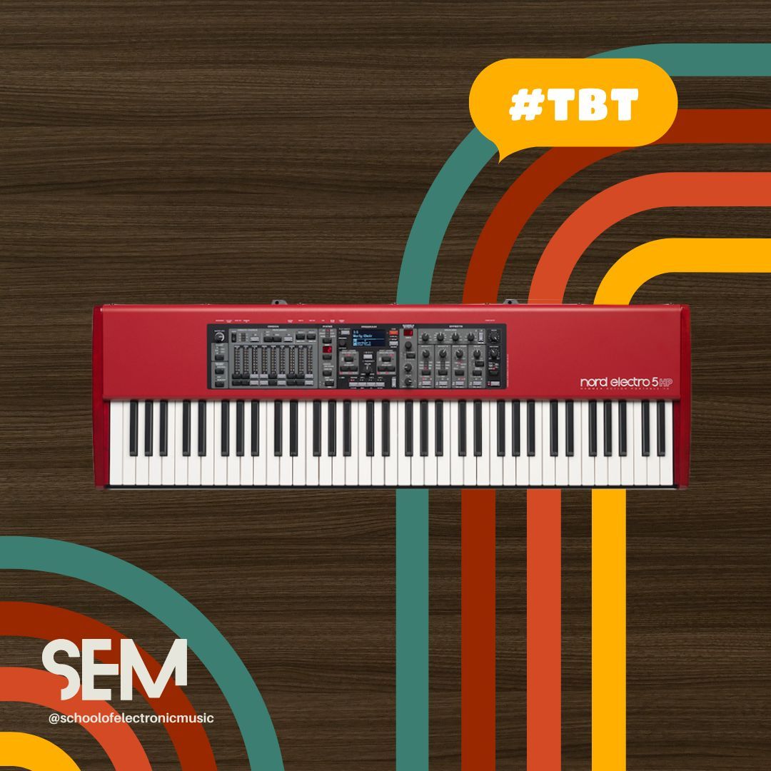 semmanchester's tweet photo. #TBT to the release of the Nord Electro 5D 61 in 2015 🎹✨ Featuring stunning organ, piano, and sample sounds with real-time control. Lightweight, versatile, and perfect for stage performers. A modern classic! 🎶🔥 #NordElectro5D #KeyboardGear #MusicTech https://t.co/KRQ6fNLnjR