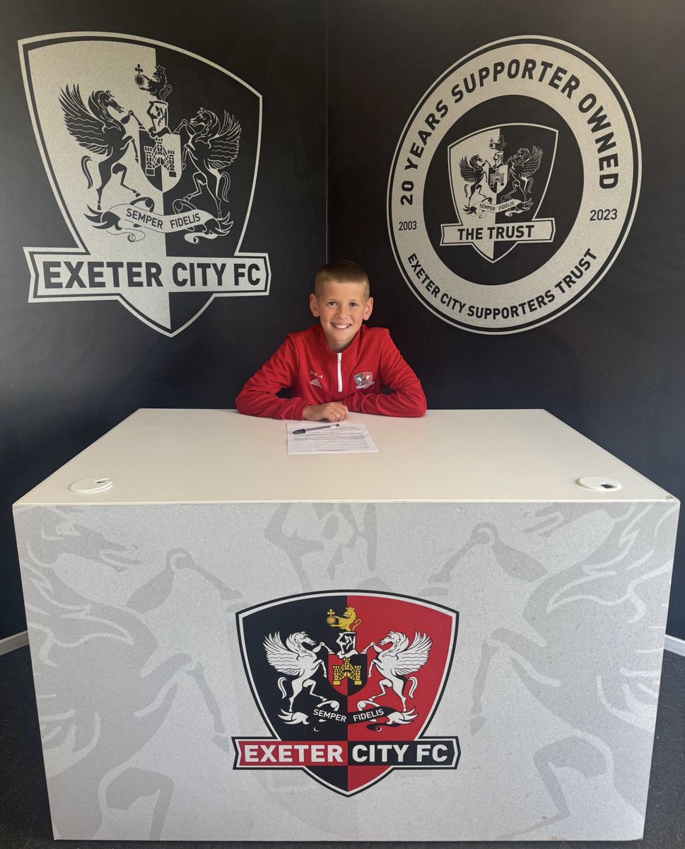 Exeter City Academy (@ecfc_academy) on Twitter photo ✍️ Congratulations Parker, who joins the U10’s after a successful trial period!
🤝 Parker previously represented our friends at <a href="/ExeRTC_Official/">ExeterRTC_Official</a> & <a href="/NorthDevonRTC/">NorthDevonRTC</a>
👏 Welcome to #ECFC Parker
#ECFCNextGen #SemperFidelis ✍️ Congratulations Parker, who joins the U10’s after a successful trial period!
🤝 Parker previously represented our friends at <a href="/ExeRTC_Official/">ExeterRTC_Official</a> & <a href="/NorthDevonRTC/">NorthDevonRTC</a>
👏 Welcome to #ECFC Parker
#ECFCNextGen #SemperFidelis