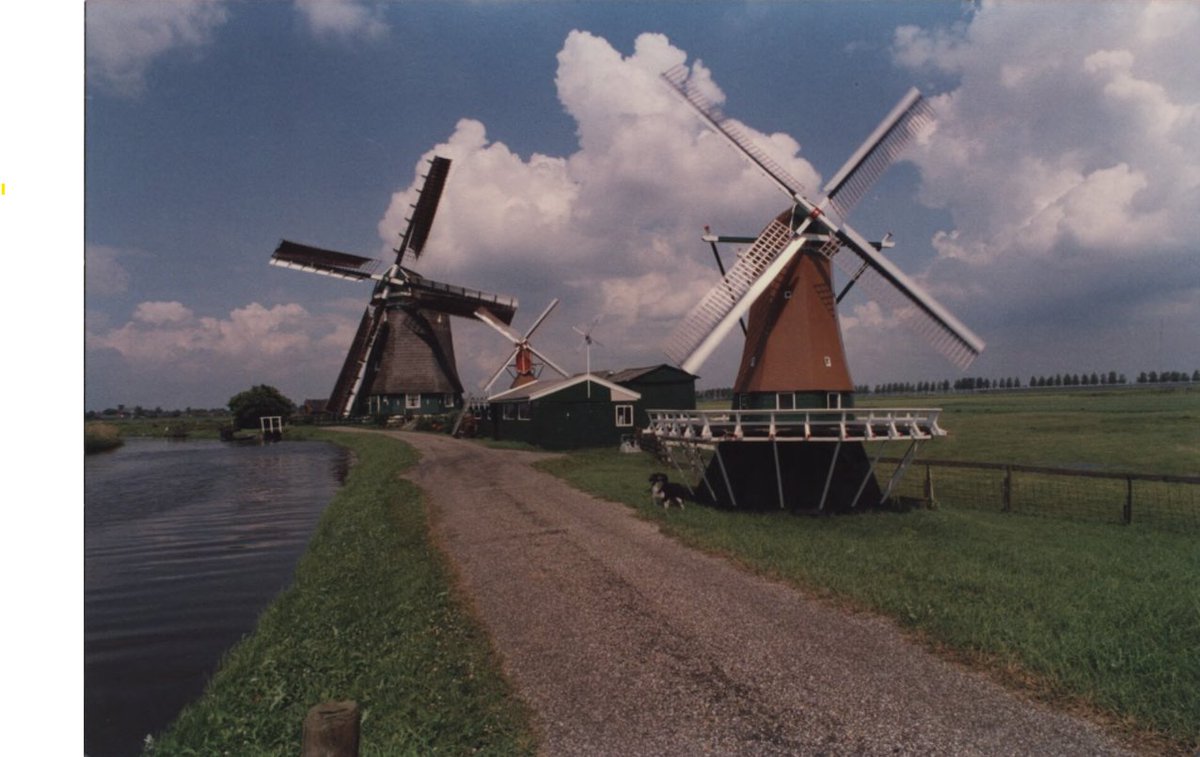 Deze week #collectievissen we naar een #molen.
Wij vonden een afbeelding van Hoog water in de Ringsloot bij de molen Nieuw Leven in de Wogmeer
