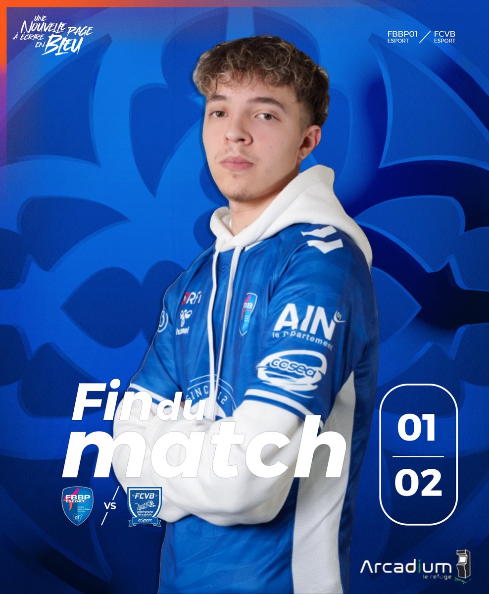 Le <a href="/FCVBeSport/">FCVB eSport</a> remporte ce 1er derby diffusé en live sur <a href="/TwitchFR/">Twitch FR</a> , 2 matchs à 1 au terme d’un 3ème match complètement fou en prolongation !  

Félicitations aux 2 joueurs qui ont montré tout leur talent <a href="/ZMax08350/">reus</a> (FCVB) et <a href="/matspurs67/">mat_spurs</a> (FBBP01) 👏 

Allez les bleus 💪