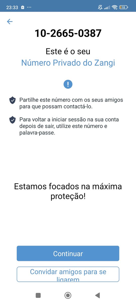 Este e o meu contacto zangi. Para uma maior diversão