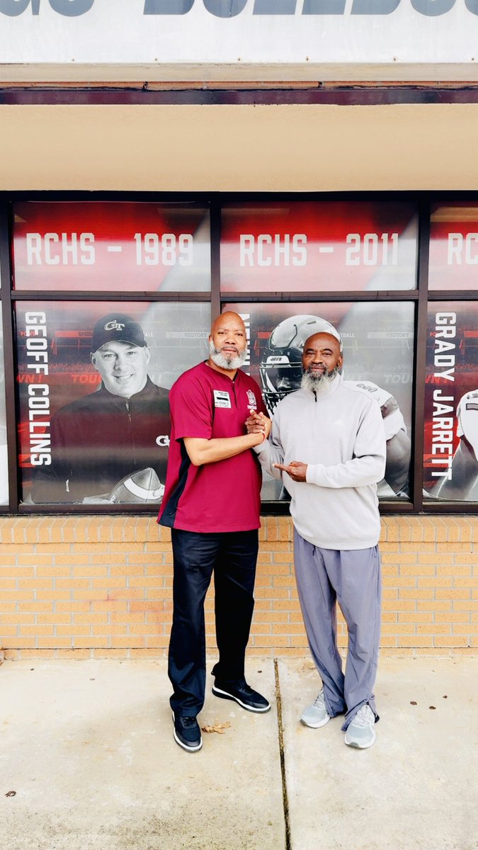 Thanks <a href="/Coach__Evans/">Coach Kenton Evans</a> for coming by Rockdale County High School and making sure our athletes are on the Alabama A&amp;M Football radar as our 2025 campaign has begun. #HWPO #RecruitBulldogs
