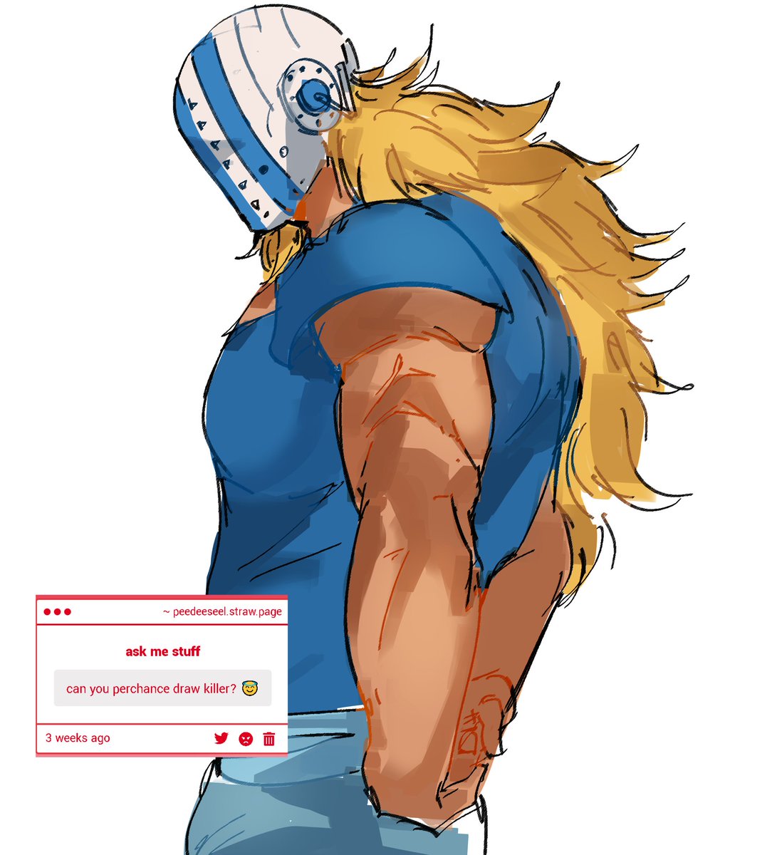 yeah sure i hope this is okay lol i wanted to practice shading arms