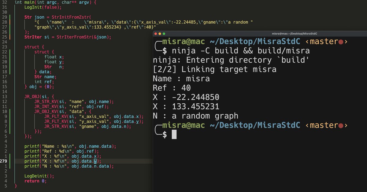 I just am absolutely in love with macros, lately been experimenting a lot with C macros. This is an example of a small JSON parser I wrote that directly reads from a given string without creating any intermediary structures. Image shows JR_.. macros, meaning JSON READ. Next `JR_`