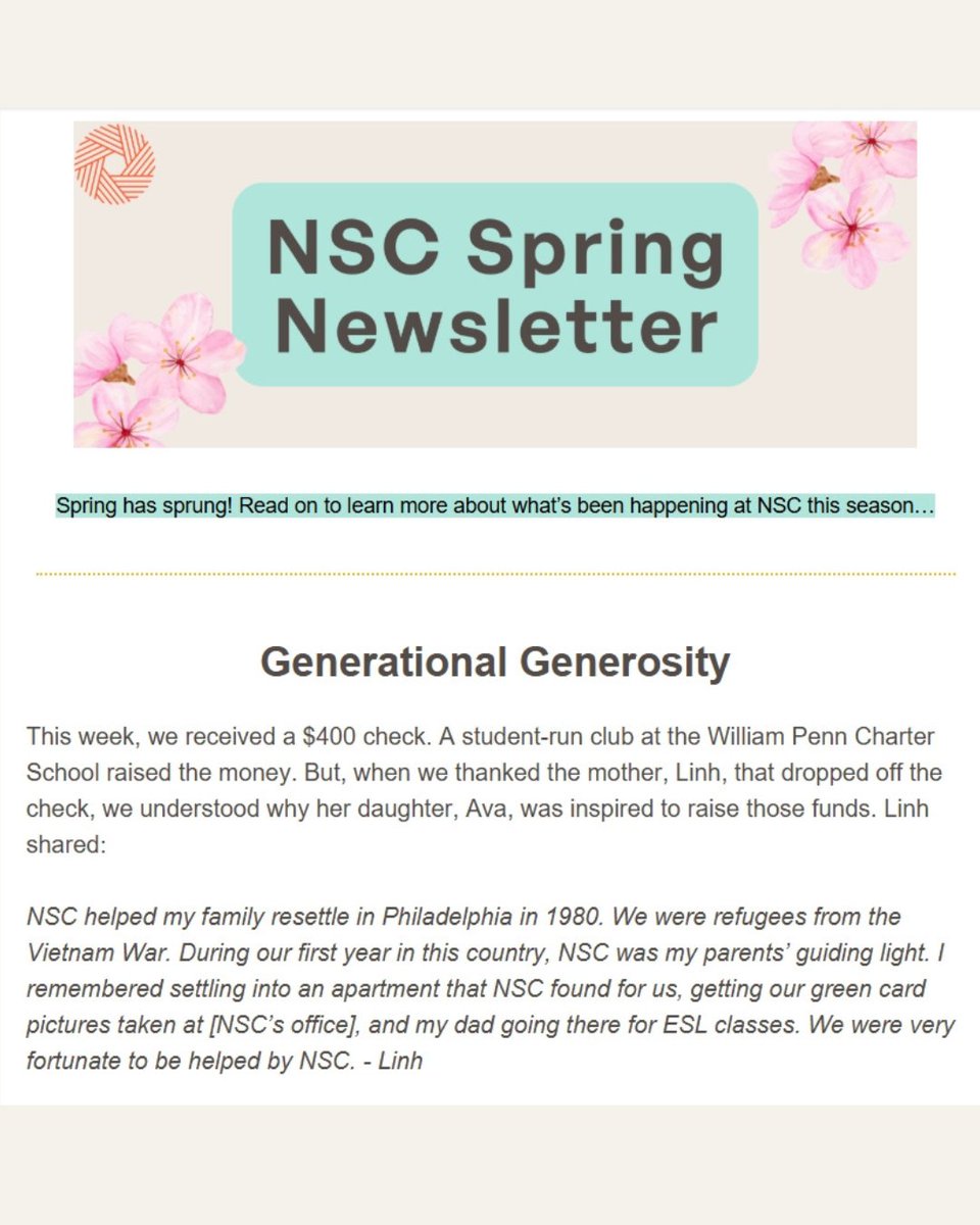 Make sure to check out NSC's latest newsletter!
Read the full newsletter here: mailchi.mp/bd58dd2f0797/n…