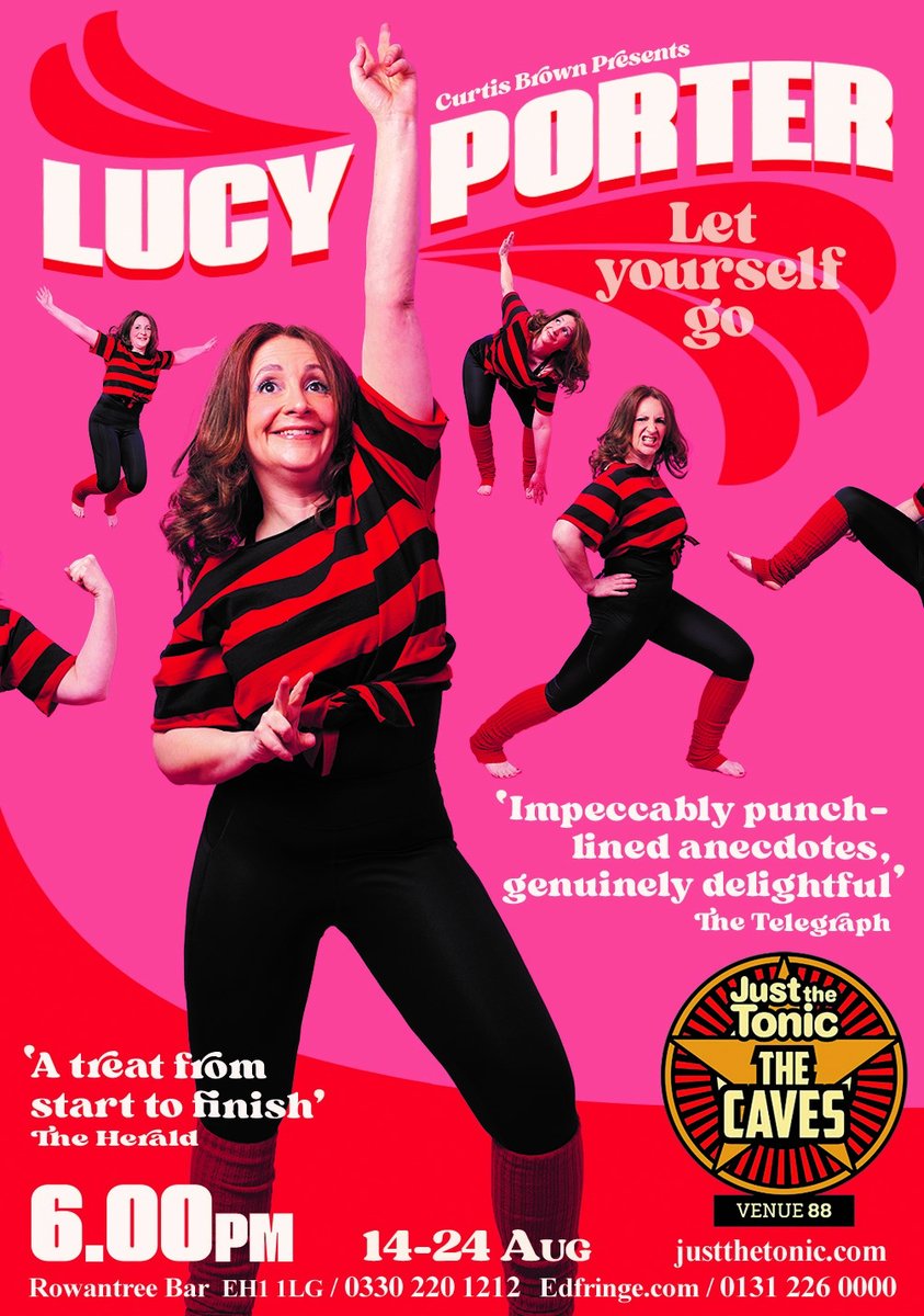 Booking is open for Let Yourself Go! at #EdinburghFringe!

Embrace your wrinkles! Live in a slanket! Dance like nobody's watching (and if you're a middle aged woman, they're probably not). Midlife crisis? More like midlife reinvention! 🍾

🎟️ edfringe.com/tickets/whats-…