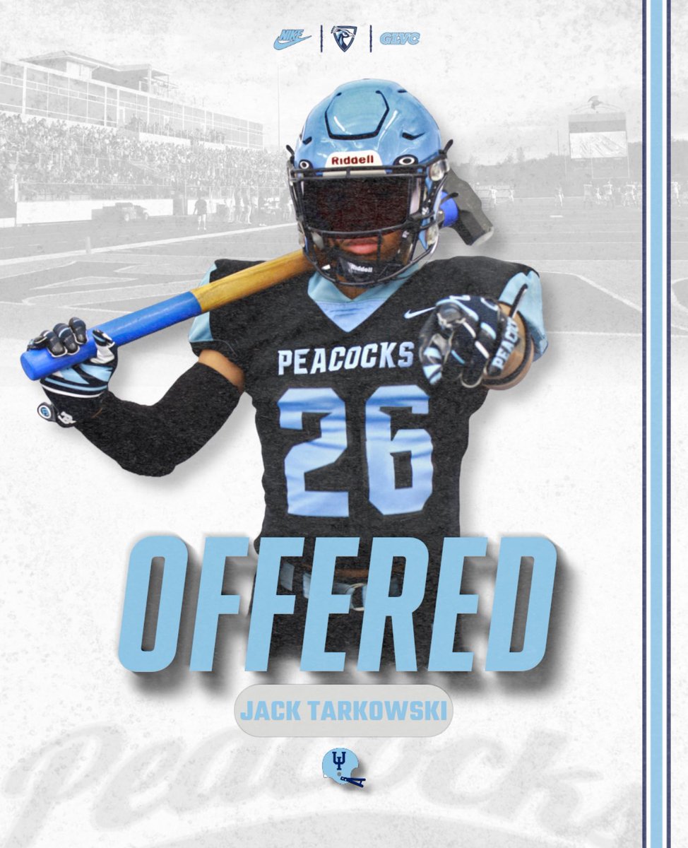 JackTarkowski's tweet image. #AGTG Very blessed to have earned my 5th scholarship offer to @Upper_Iowa_FB‼️Thank you @MaxLongman_ for the great conversation today!!
⚪️🔵⚫️🦚

@Coach_Hoskins @rhettmizer5 @CoachHarris28 @travisWSN @MJ_NFLDraft @OJW_Scouting @AllenTrieu