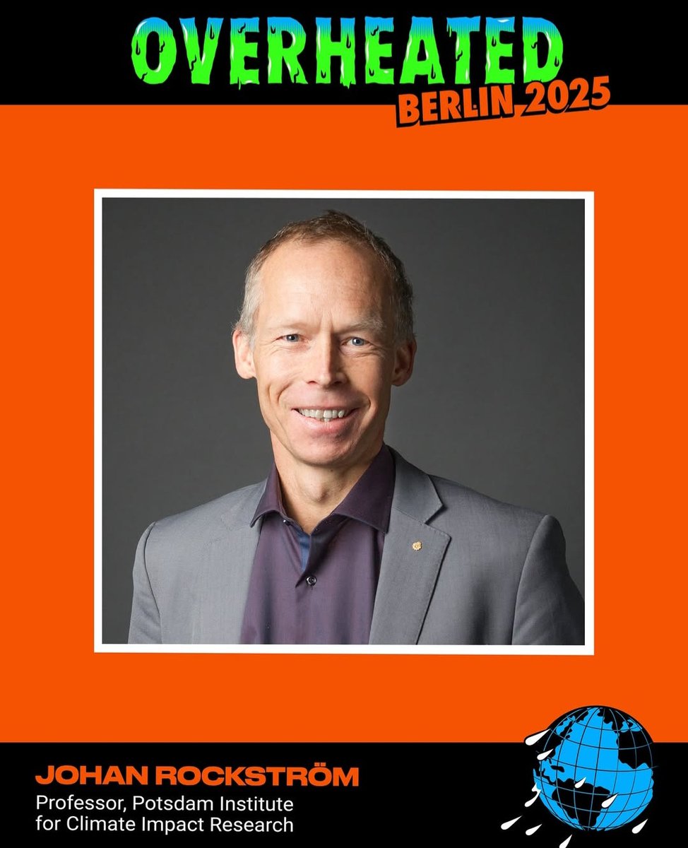 Potsdam Institute for Climate Impact Research PIK (@pik_climate) on Twitter photo Tomorrow! Join PIK Director <a href="/jrockstrom/">Johan Rockström</a> & others at <a href="/billieeilish/">billie eilish</a>'s #Overheated event in Berlin this Friday. Overheated brings together leading voices to discuss the #ClimateCrisis and sustainable solutions. Livestream starts at 10:45 AM Berlin time/CEST: youtube.com/@BillieEilish Tomorrow! Join PIK Director <a href="/jrockstrom/">Johan Rockström</a> & others at <a href="/billieeilish/">billie eilish</a>'s #Overheated event in Berlin this Friday. Overheated brings together leading voices to discuss the #ClimateCrisis and sustainable solutions. Livestream starts at 10:45 AM Berlin time/CEST: youtube.com/@BillieEilish