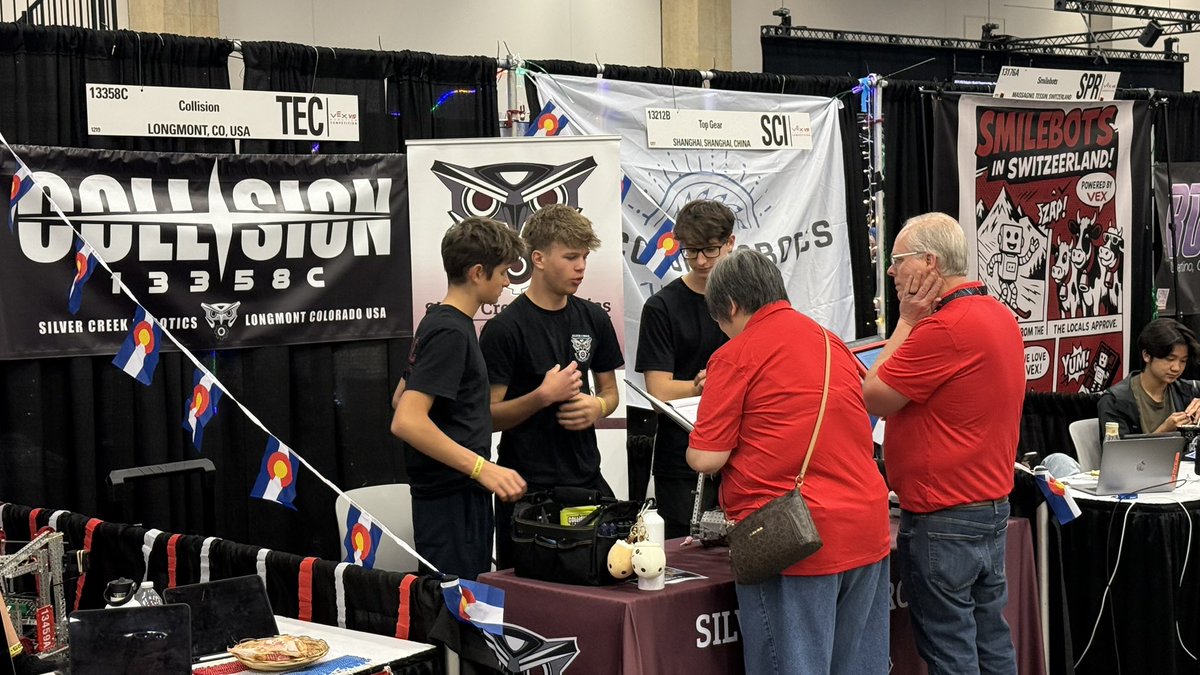 Dirk Richter 🇺🇸🇩🇪🇺🇦 (@laserjocky) on Twitter photo <a href="/SilverCreek_HS/">Silver Creek High School</a> <a href="/kareneducator/">karen norris</a> <a href="/VEXRobotics/">VEX Robotics</a> <a href="/Airbornedad173/">@</a> <a href="/SVVSDsupt/">Don Haddad</a> <a href="/BuchlerStVrain/">Matt Buchler</a> <a href="/ICSVVSD/">Innovation Center</a> <a href="/SVVSD/">St. Vrain Valley Schools</a> <a href="/MrsDowning/">Alexandra Downing</a> <a href="/SVVSDdeputy/">Jackie Kapushion, Ed.D.</a> Team 2654E Echo and 13358C Collision locked in. <a href="/SilverCreek_HS/">Silver Creek High School</a> <a href="/kareneducator/">karen norris</a> <a href="/VEXRobotics/">VEX Robotics</a> <a href="/Airbornedad173/">@</a> <a href="/SVVSDsupt/">Don Haddad</a> <a href="/BuchlerStVrain/">Matt Buchler</a> <a href="/ICSVVSD/">Innovation Center</a> <a href="/SVVSD/">St. Vrain Valley Schools</a> <a href="/MrsDowning/">Alexandra Downing</a> <a href="/SVVSDdeputy/">Jackie Kapushion, Ed.D.</a> Team 2654E Echo and 13358C Collision locked in.