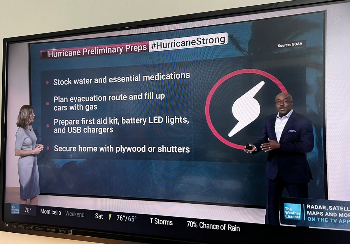 TY <a href="/weatherchannel/">The Weather Channel</a> for sharing these #HurricaneStrong tips.

➡️Use our checklists to help prepare yourself, your family, &amp; your home to ensure you're ready for the Atlantic Hurricane Season: bit.ly/4jKAviO #hurricaneprep #hurricaneseason #HurricanePreparednessWeek
