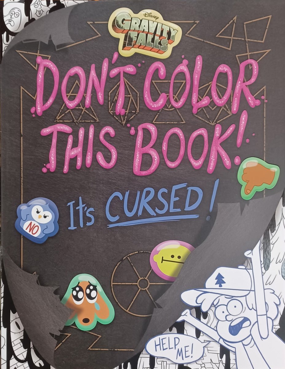 The one coloring book you don't dare color! Bill is watching...