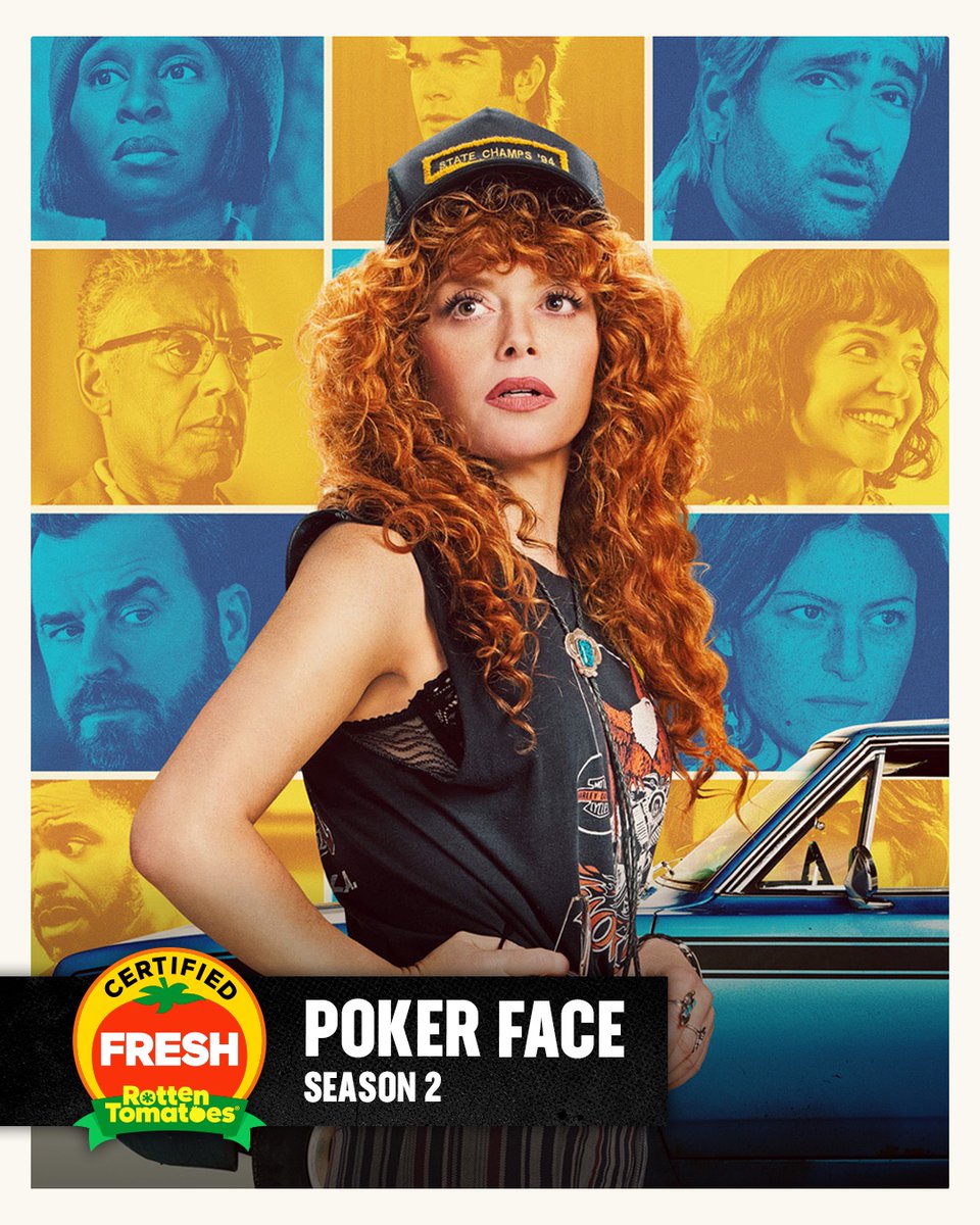 Poker Face season 2 launches TODAY on Peacock! It’s a case-of-the-week episodic show, an ode to stuff like Columbo, Rockford… fun guest stars each week, truly episodic so you can pretty much drop into any episode. No heavy lifting, just a good time every time. Share &amp; enjoy!
