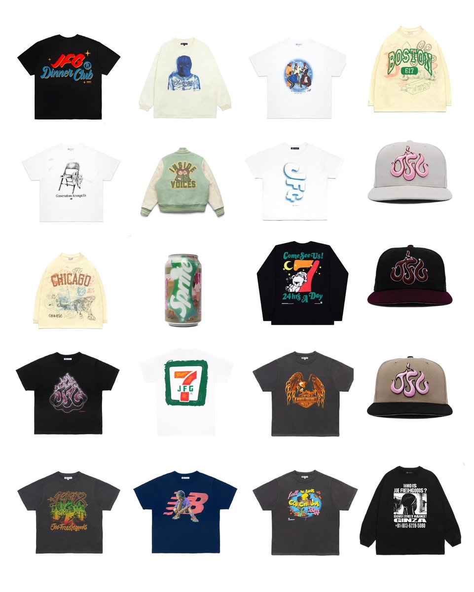 Almost everything we've done with Joe Freshgoods over the years.