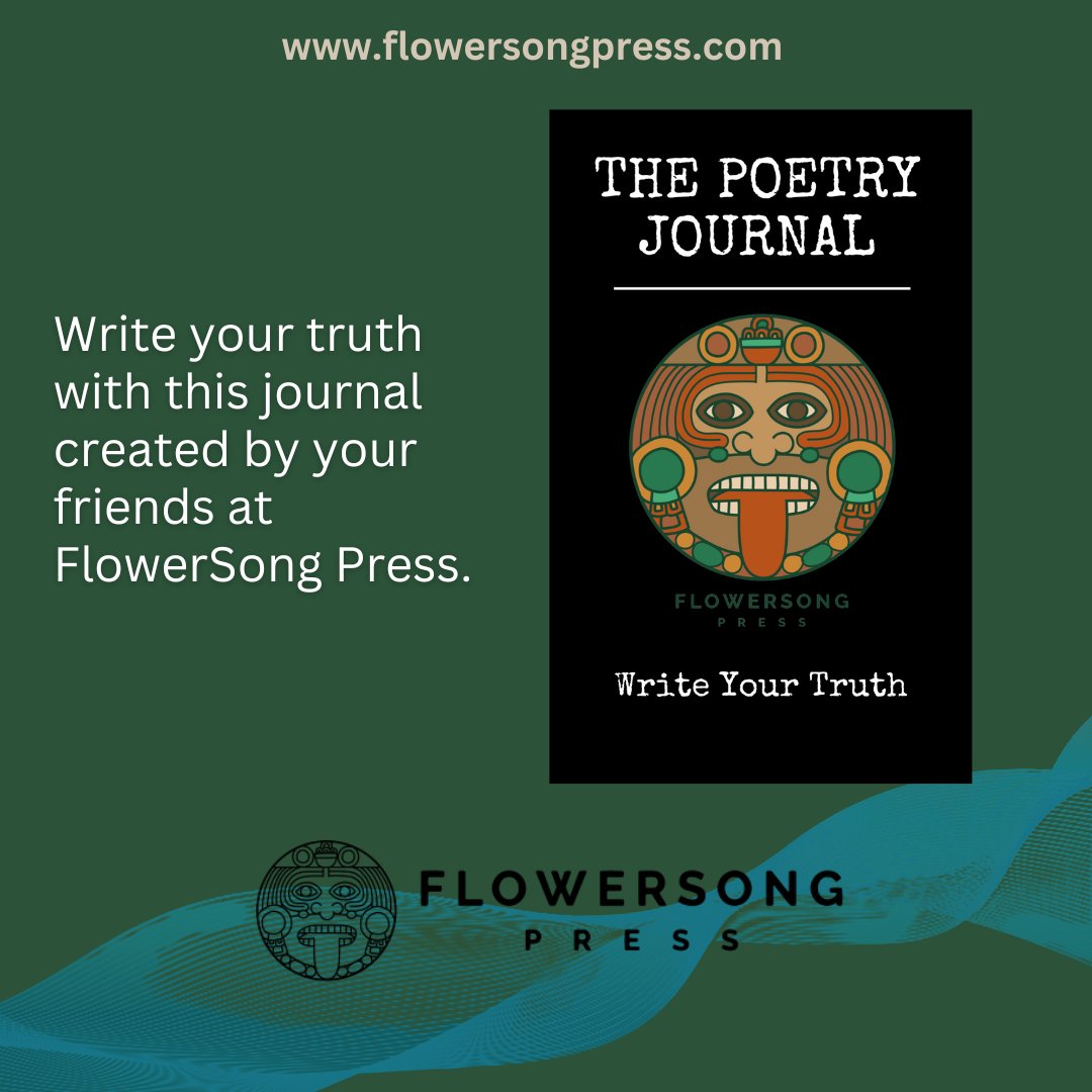 Order your writing journal today: flowersongpress.com/books/p/the-po…

All proceeds from this sale help us continue creating great literature 

FlowerSong Press nurtures voices across all genres from and about the Americas &amp; beyond. 
Literary. Lyrical. Limitless.