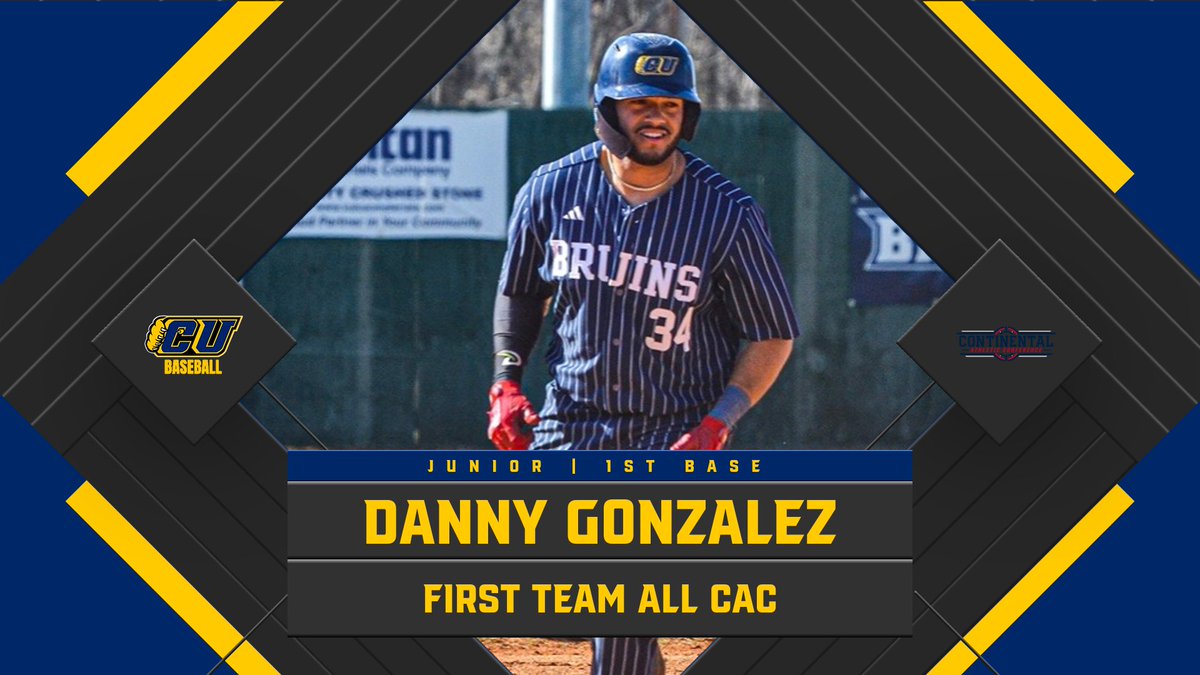 Congratulations to Danny Gonzalez for making 1st team All CAC!